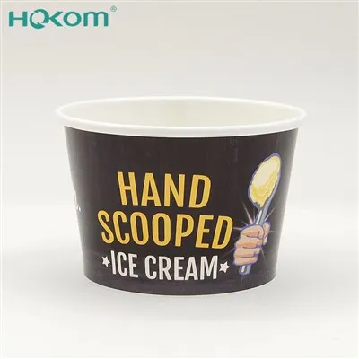 Vasos de papel para helado personalizados