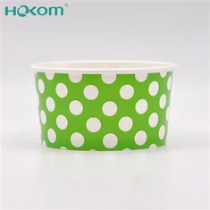 Vasos de papel para helado con impresión personalizada